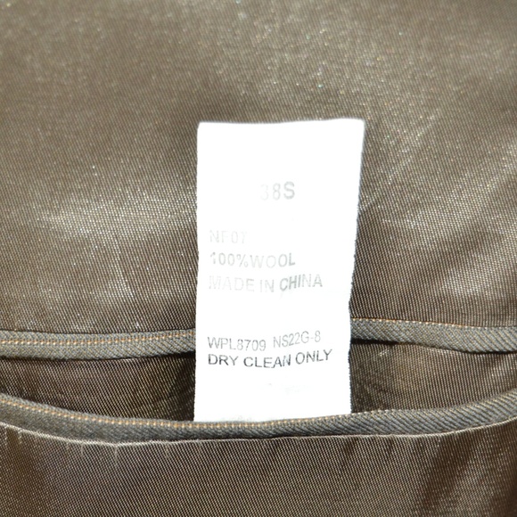 Nautica 38S Sport Coat Blazer Suit Jacket Gray Pin - Picture 8 of 8